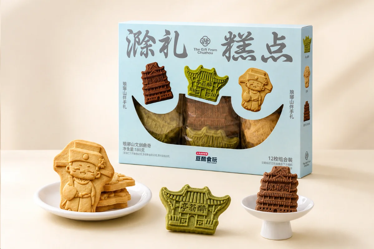 琅琊山景区文创饼干 案例图库