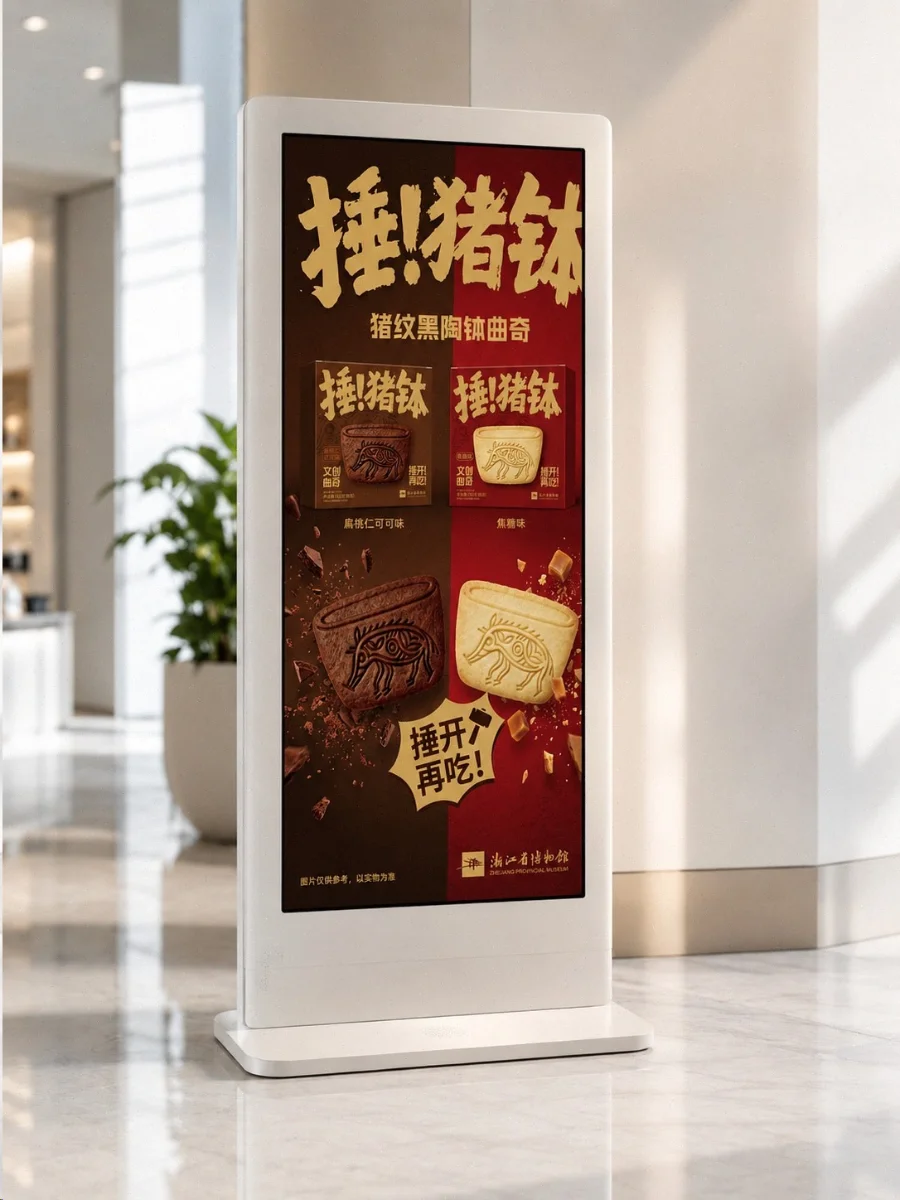 浙江省博物馆猪纹黑陶钵曲奇 案例图库