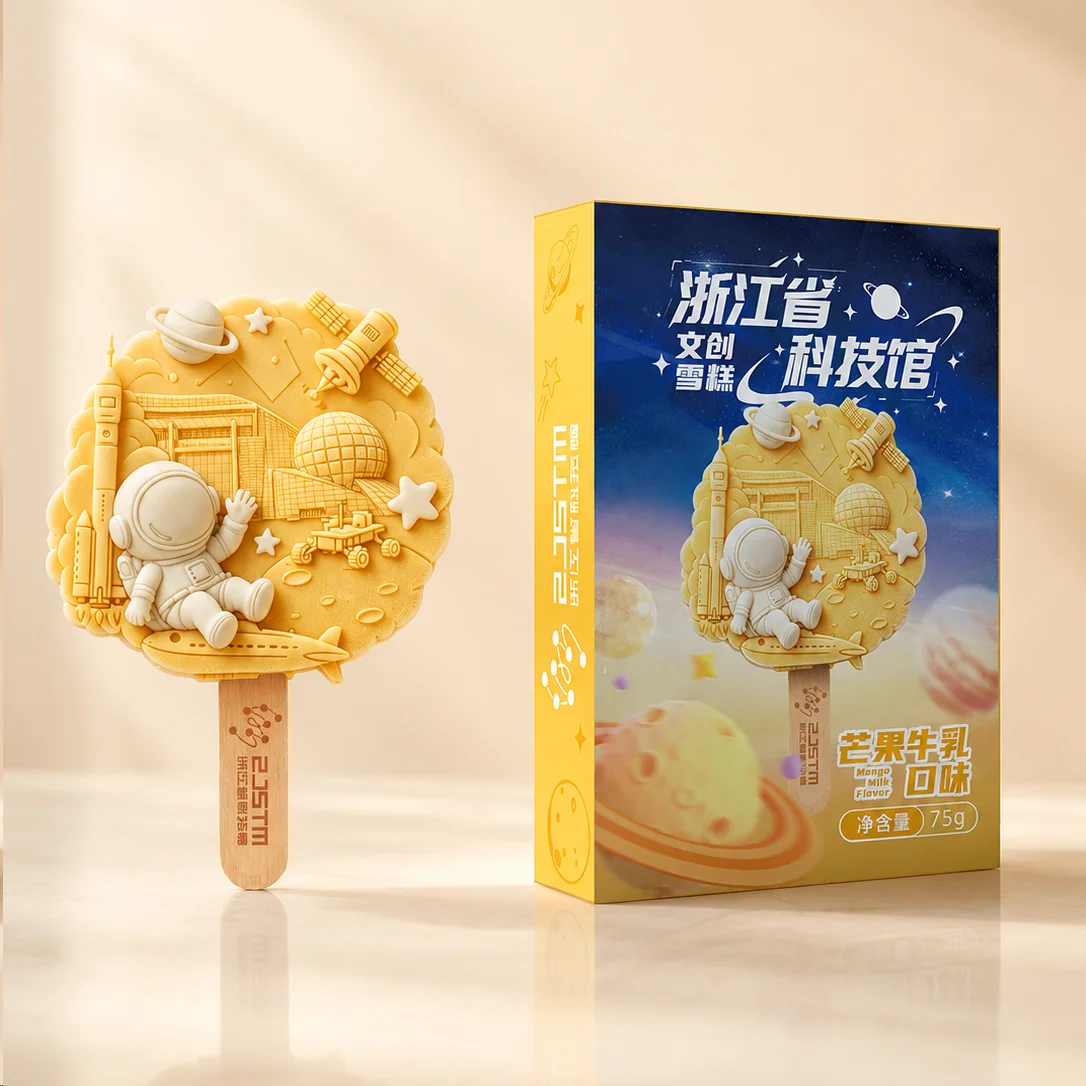 浙江省科技馆文创雪糕 案例图库