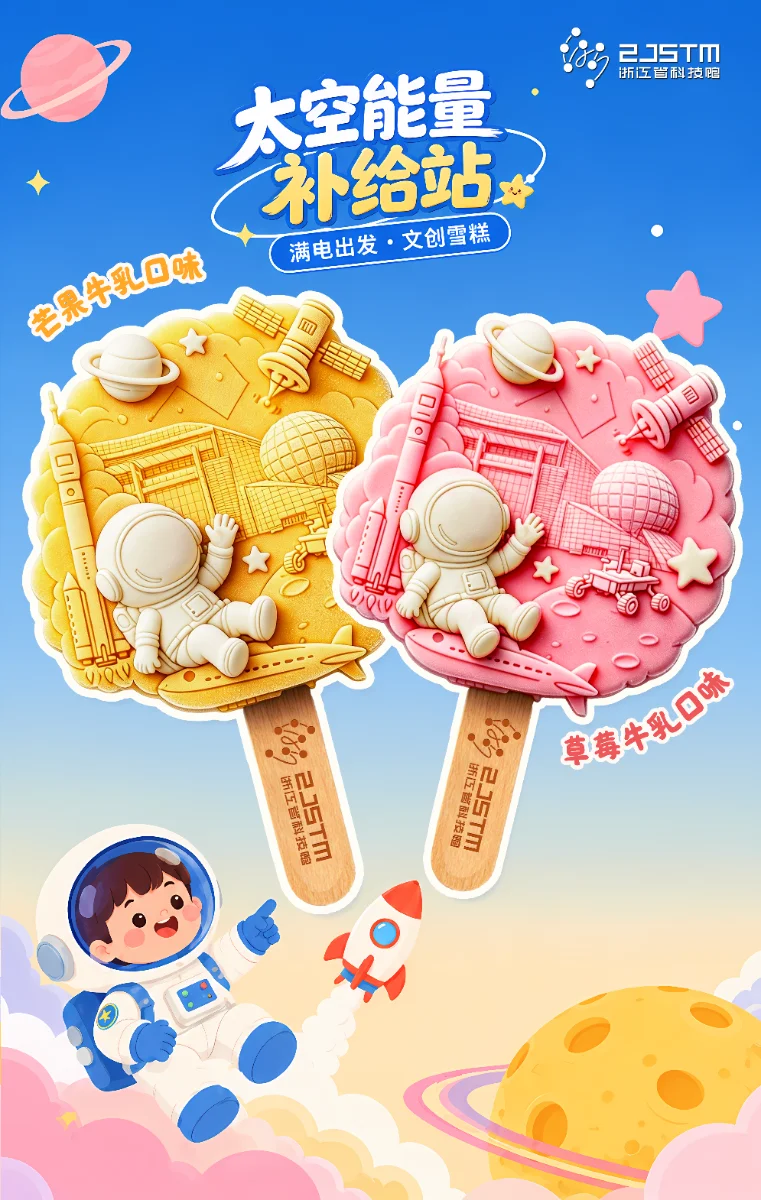 浙江省科技馆文创雪糕 案例图库