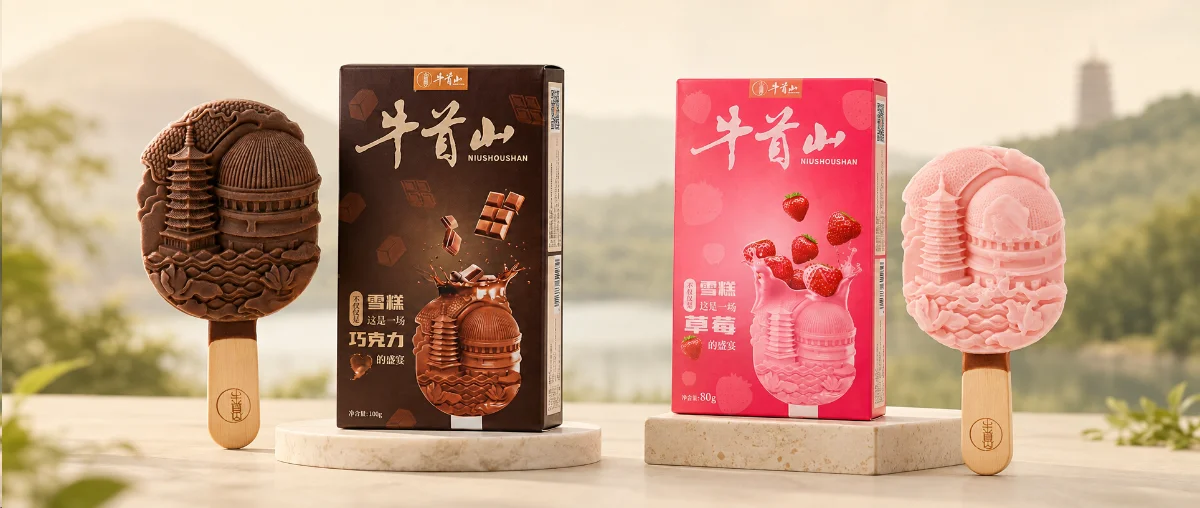 牛首山景区文创雪糕