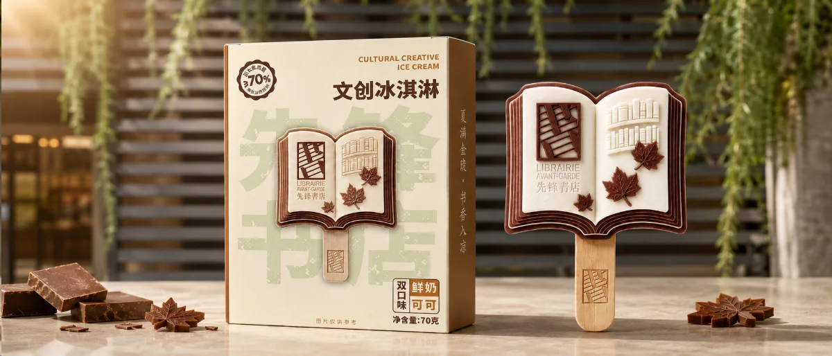 先锋书店文创冰淇淋