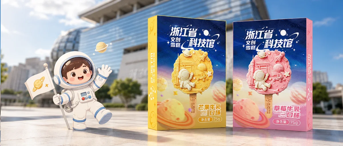 浙江省科技馆文创雪糕