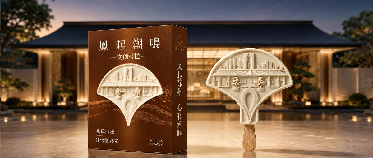 绿城凤起潮鸣文创雪糕